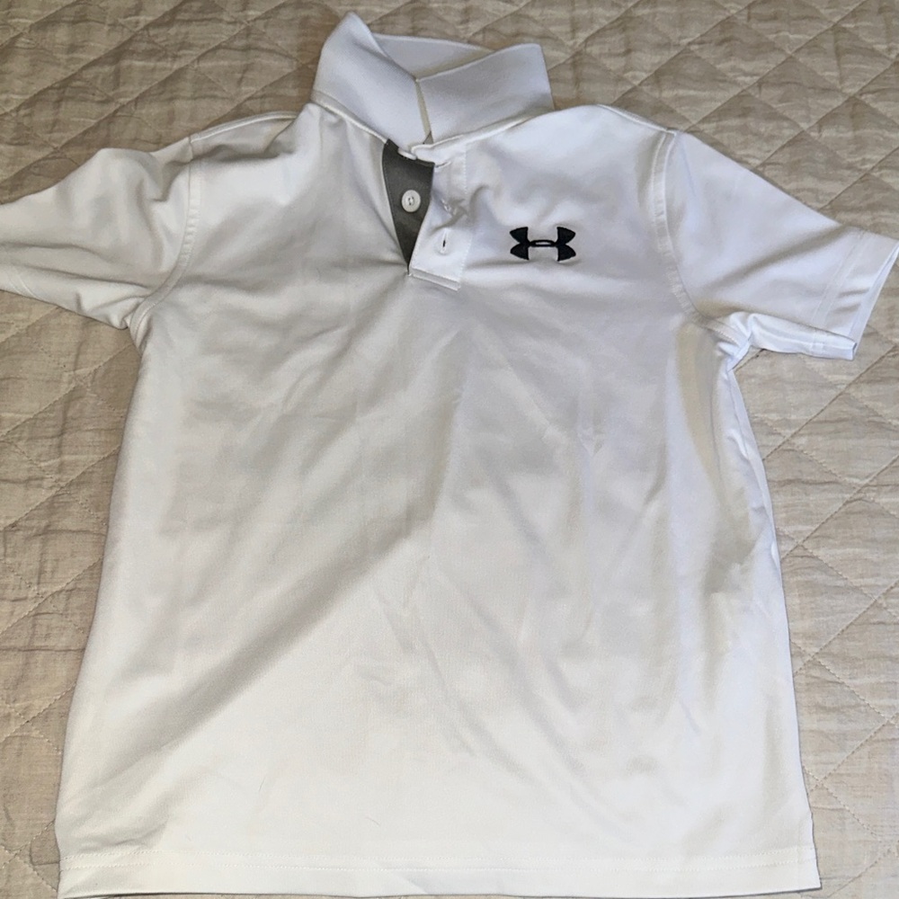 Under Armour Kids Polo Shirt in White